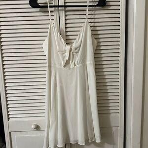 Tie front sundress